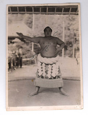 Rare Sumo Wrestler Azumafuji Kinichi Signed Photo 1940’s Japan 4.5 by 6 inches picture