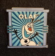 WDW Disney Mystery Pin Hidden Mickey 2026 Wave B Parking Lot Signs - Olaf Chaser picture