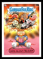 Mind-Blown Sloan | 2022 Garbage Pail Kids Book Worms #72b picture
