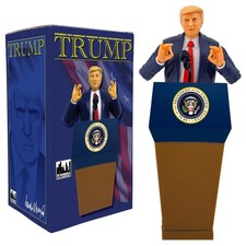 President Trump Talking Action Figure With Deluxe Articulation & Podium picture