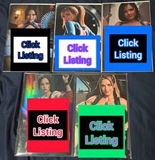 Lot Of 5 Fantasy Of Cosplay FOIL Claire Samus Jill Sonja Kitana Bangers Comics picture