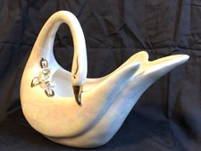 Vintage~Norcrest Swan Golden Dogwood Made In Japan, Trinket/Planter picture