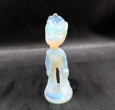 Cute Natural Opalite Quartz Crystal Carved Groot Cartoon Healing For Gift picture