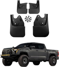 No Drill Mud Flaps Splash Guards Compatible with 2022-2026 Toyota Tundra，Oem Sty picture