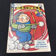 Ace Comics #142 Scarce late-in-run Phantom cover LOW CENSUS Grail Key picture