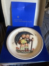 1975 Gorbel MJ Hummel First Edition Stormy Weather Anniversary Plate picture