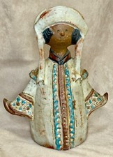 Poppets Poppytrail Metlox TINA Woman Art Pottery Figurine Vase Stoneware 1970s picture