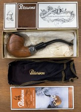 VTG Peterson’s Estate Pipe 307 Premiere System Sterling Band Sherlock W/ Box picture