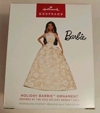 2025 Hallmark Holiday Barbie African American Keepsake Ornament 11 in Series NEW picture
