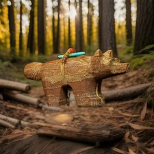 Ernie Mackel - Dreamstone Wolf - Zuni Fetish - Native American - Stone Carving picture