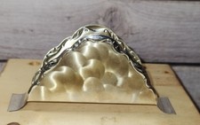 Vintage IKORA Silver plated letter/ napkin holder Epbrass Germany WMF Beautiful picture