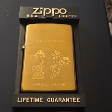 NEW, Unused 1994 ZIPPO BIG BOY Limited Edition of 500 Solid Brass Lighter picture