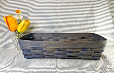 Rare Longaberger Blue/Slate Stain Bread Basket 2005 picture