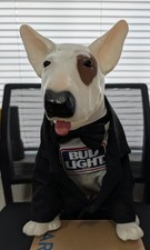 Vintage 1988 Bud Light Spuds MacKenzie Blow Mold Advertising Light-up Lamp picture