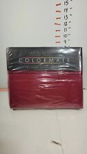 Vtg NIP Sears Colormate Percale Queen Flat Sheet 200 TC English  picture