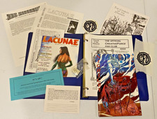 CFD Productions 1996 PROMO BINDER PACK Lacunae #5 & NightCry #4 JOE MONKS signed picture