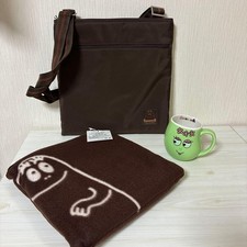Barbapapa Set Bag Blanket Mug 30x30 100x70 6x6cm Unused Authentic Rare picture
