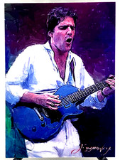 Glen Frey 46/50 Limited Edition Signed Edward Vela card (Music)(Eagles) picture