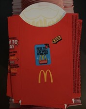 McDonald's 2026 Monopoly Game Unpeeled Pieces (Lot of 50) PRIORITY SHIPPING picture
