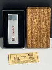FANTASTIC BARLOW DU MAURIER CANADIAN FLIP TOP LIGHTER WITH BOX AND PAPERWORK picture