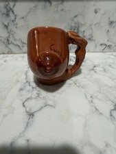 Vintage 70's Boobie/Boob/Nipple Mug Breast Pin Up Lady Glazed Ceramic Sculptural picture