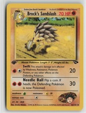 Brock's Sandslash Uncommon 1st Edition G2 036/132 NM picture