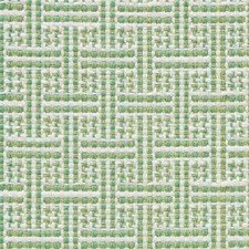 Schumacher OUTDOOR Uphol Fabric- Brickell Indoor Outdoor / Leaf REMNANT 49