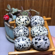 30-22-21mm 6Pcs Natural spotted stone Crystal gemstone Mineral Specimen A4401 picture