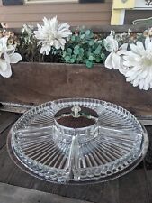 Vintage Kromex 5 Tray Lazy Susan Party Platter Serving Tray picture
