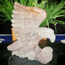 2.2LB Top natural crystal hand carved therapeutic artwork 1000g picture