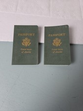 TWO EXPIRED OHIO UNITED STATES OF AMERICA, PASSPORTS picture
