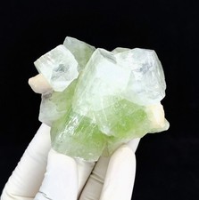 Natural Green Apophyllite Minerals Specimen #S623 picture