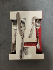 Gibson COKE 16 Piece Service For 4, Stainless Coca-Cola Bistro Flatware picture