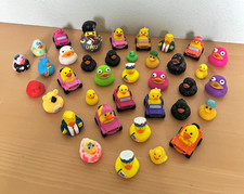 Mixed Lot of 37 Rubber Ducks Party Favors Figurines Duck Bird Figures Bath Toys picture