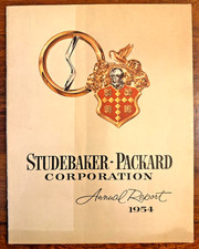 ORIGINAL 1954 Studebaker-Packard Corp. Annual Report CLIPPER Caribbean Cars picture