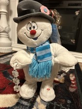 2020 Gemmy RARE Snowflake Spinning Frosty The Snowman Canada Exclusive Tagged picture
