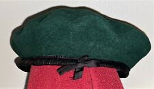 VINTAGE Schmidt + Hartlieb Green Wool German Beret Size 64- NEW picture