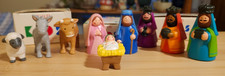 Vintage  1993 Avon Child's My First Christmas Story Nativity 9 PC Set With Boxes picture