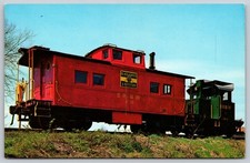 Black River & Western Railroad Locomotive Caboose Flemington NJ Postcard PC093 picture