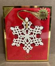 Lenox 2003 Annual Snow Fantasies Snowflake Ornament picture