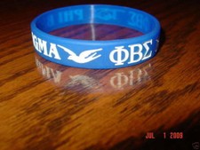 PHI BETA SIGMA GREEK FRATERNITY WRISTBANDS picture