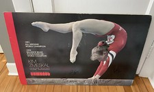 Rare VTG 1992 Autograph Photo Olympic Gymnast Kim Zmeskal Karolyi Okino Hunt STC picture
