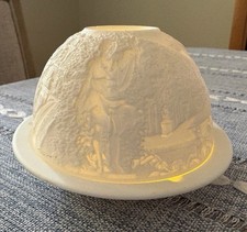 Bernardaud Limoges Porcelain Lithophane Votive Candle Holder Versailles Palace picture