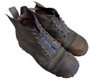 WWII Swiss Army Mountain Hobnail Boots - Size US 11 / 29 picture