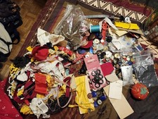 Huge Lot Of Sewing Items (Tomato Pin Cushion/Buttons/Sewing Needles/& More) picture