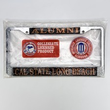 CSULB - Cal State Long Beach Alumni Metal Chrome License Plate Frame Collegiate picture