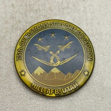 USAF Utah Hill AFB 75th Operations Support Squadron Challenge Coin picture