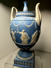 Rare - 19th Century Wedgwood Blue Jasperware 