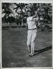 1934 Press Photo Tommy Goodwin in South Florida Golf Tournament at Palm Beach picture