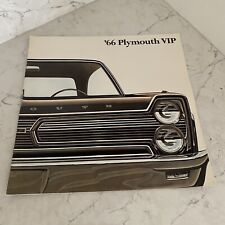 1966 Plymouth Fury VIP Vintage Car Sales Brochure Catalog picture